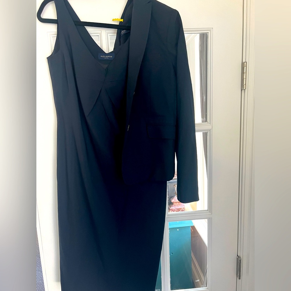 Navy Blue dress suit cotton